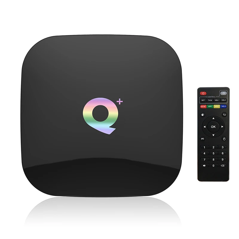 Смарт ТВ приставка Q Plus Android 9 0 Allwinner H6 4 ГБ/32 ГБ 6K H.265 медиаплеер USB3.0 2 4G Wi Fi PK S905X2 T95Q X96