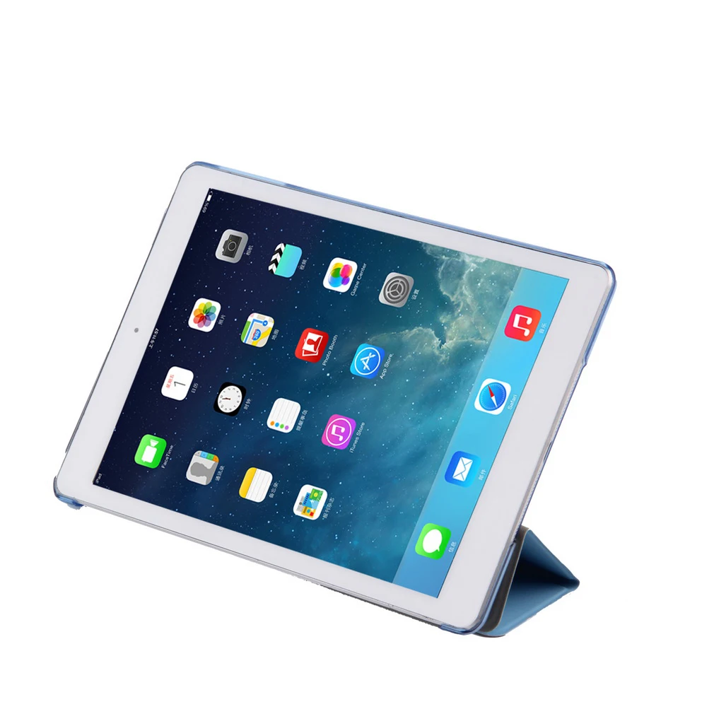 Умный чехол для iPad Air 2 Retina тонкий кожаный с подставкой|Чехлы планшетов и