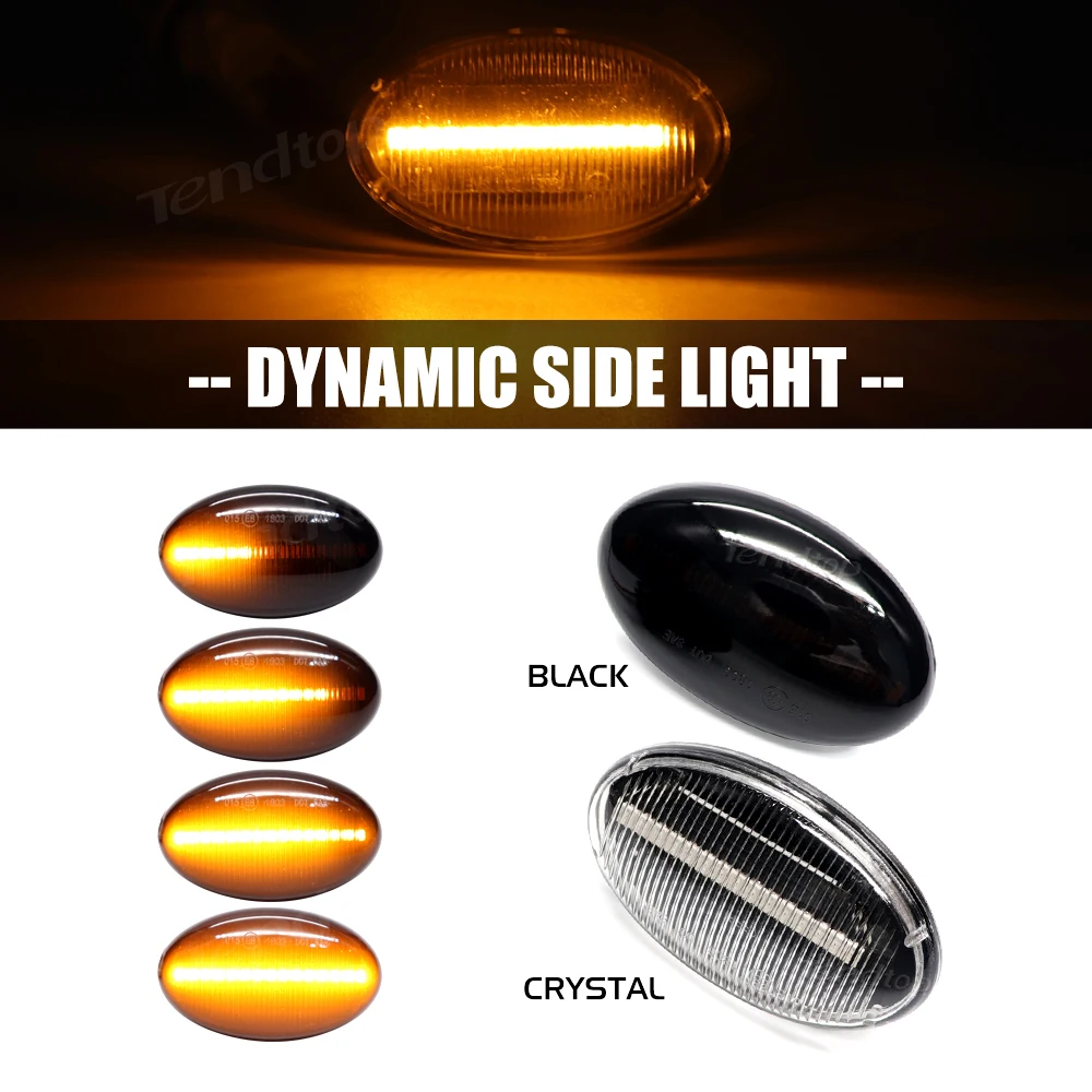 

Turn Repeater Led light Mirror For Smart 450 452 For Mercedes-Benz W168 W639 W447 Citan 415 Steering Lamp Scroll Car Light