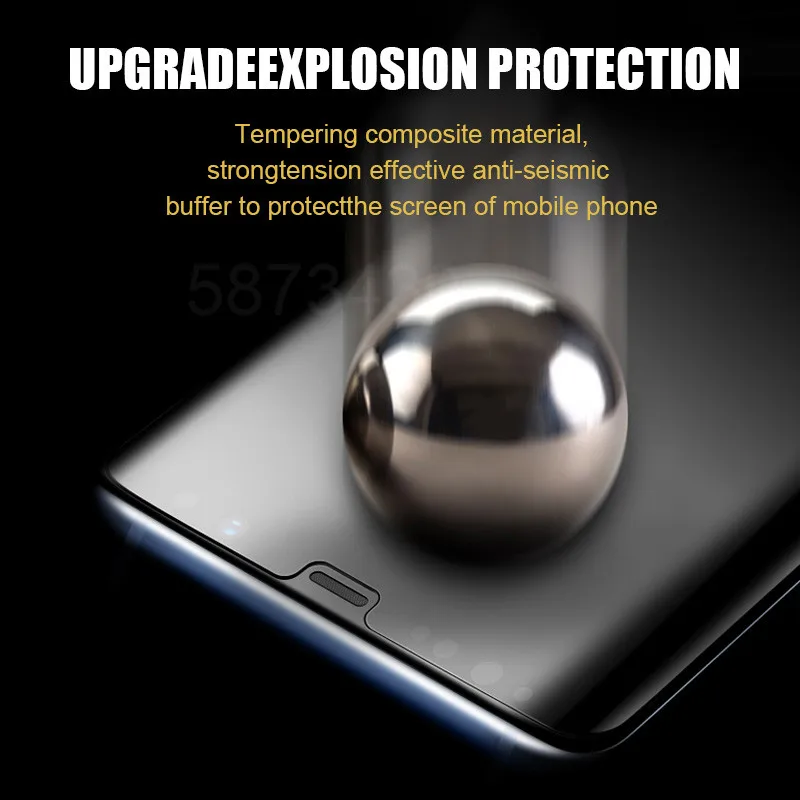 Изогнутое закаленное стекло для Samsung Galaxy S10 S8 S9 Plus S20 | Мобильные телефоны и