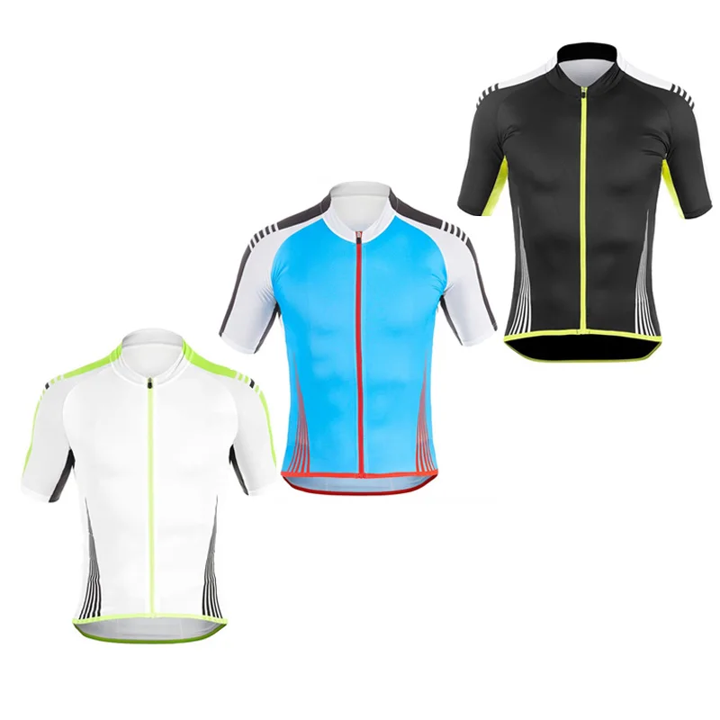 

Summer outdoor travel Men's Short Sleeve Cycling Breathable Shirts MTB Jersey Sports Bicycle Maillot Polyester New Clothing