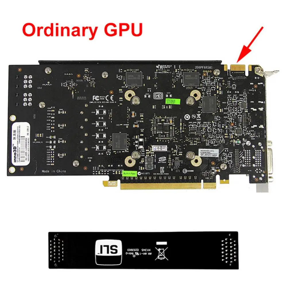 Высокоскоростной Переходник для графических карт мостовой адаптер SLI GTX1070/1080 |