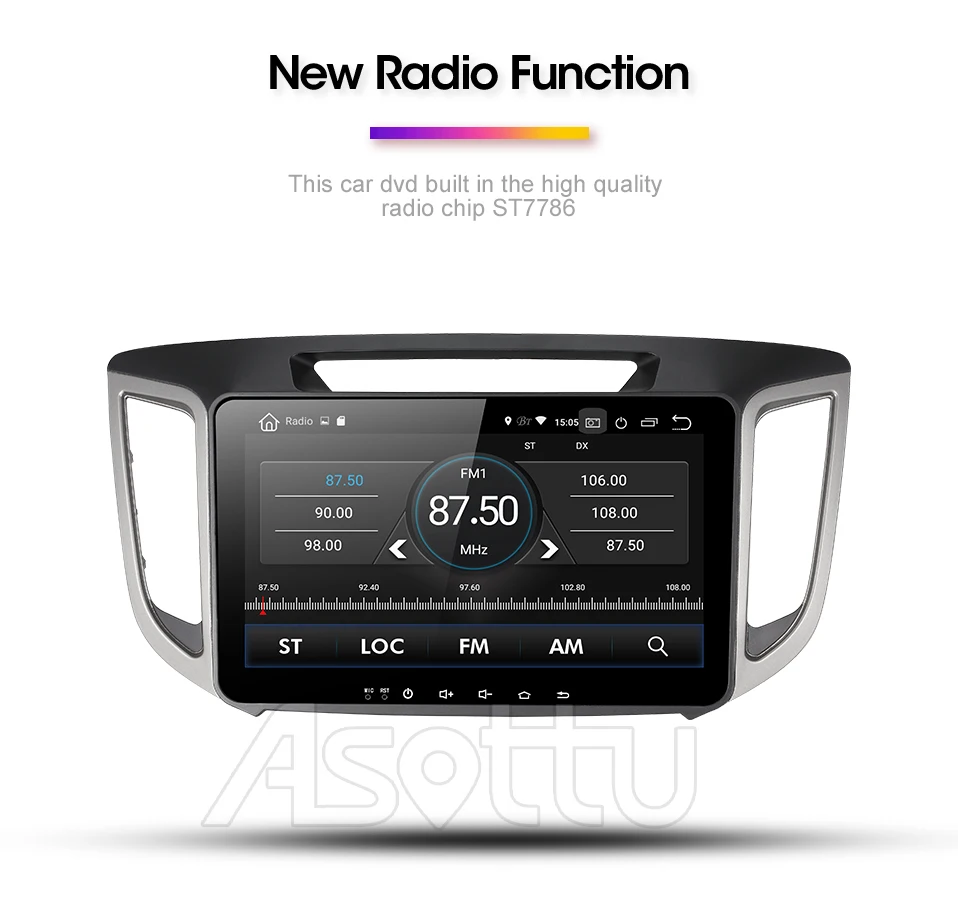 Автомобильный dvd-плеер Asottu HY301 2G android 9,0 PX30 1024*600 для HYUNDAI IX25 CRETA gps стерео автомобильный мультимедийный плеер dvd