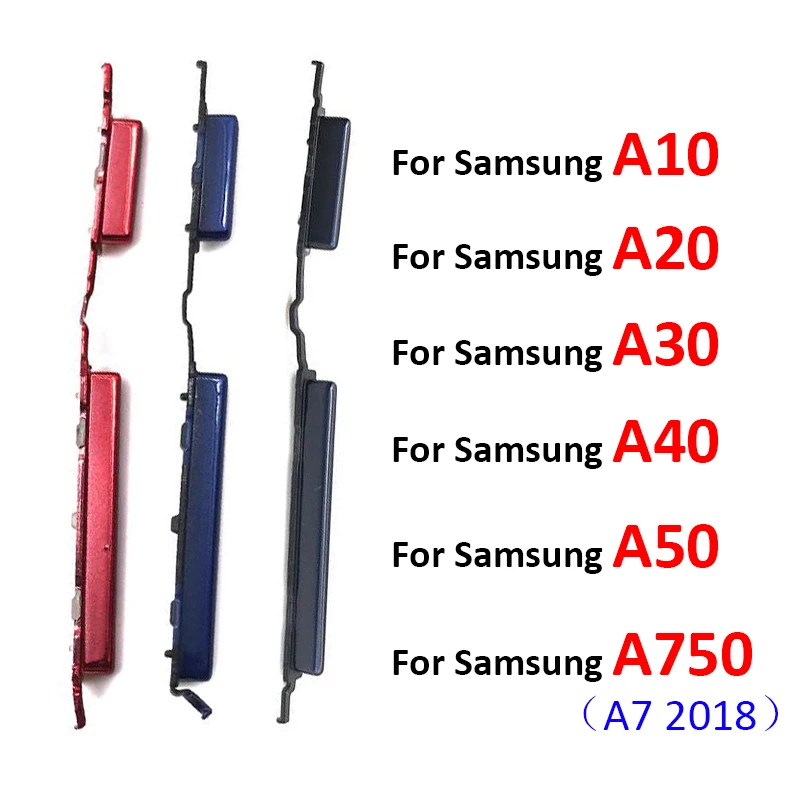 Новая Боковая кнопка питания + регулировки громкости для Samsung A10 A105F A20 A205F A30 A305F A40