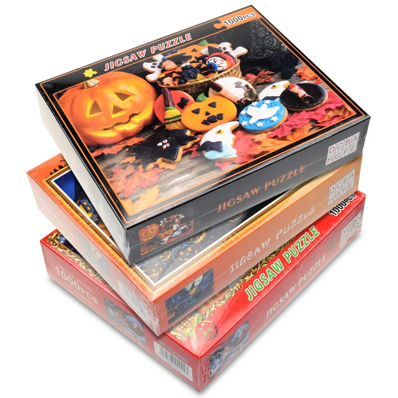 

1000 pieces of Christmas and Halloween jigsaw puzzle educational toys adult decompression intellectual puzzle