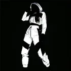 Спортивный костюм женскиймужской, светоотражасветильник легкие штаны, модные уличные танцы, свободные брюки для бега, фитнеса, пальто на молнии с капюшоном, пуловер, 2020