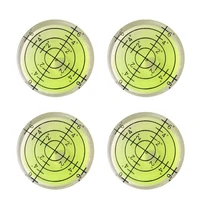 32mm spirit level bubble high precision green circular bubble level bullseye laser level bubble mini measuring instruments tool