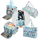 Вязаная сумка с короткими ручками для вязания крючков, сумка для хранения пряжи, шерстяной органайзер для шитья, 5 стилей