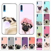 maiyaca pug dog phone case for samsung a51 01 50 71 21s 70 10 31 40 30 20e 11 a7 2018