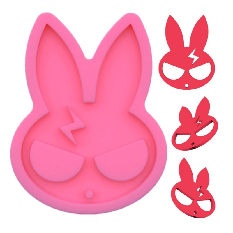 

DIY Crafts Decorations Jewelry Epoxy Resin Mold Keychain Pendant Silicone Mould