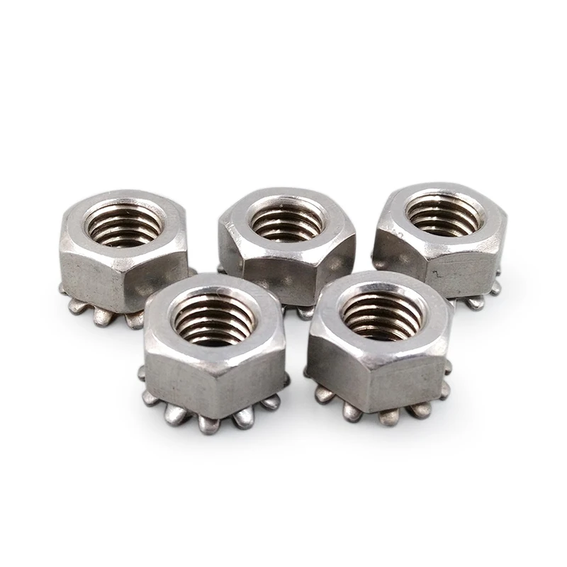 Дюймовая резьба нержавеющая сталь K-зубчатая гайка K-образное шестереночное