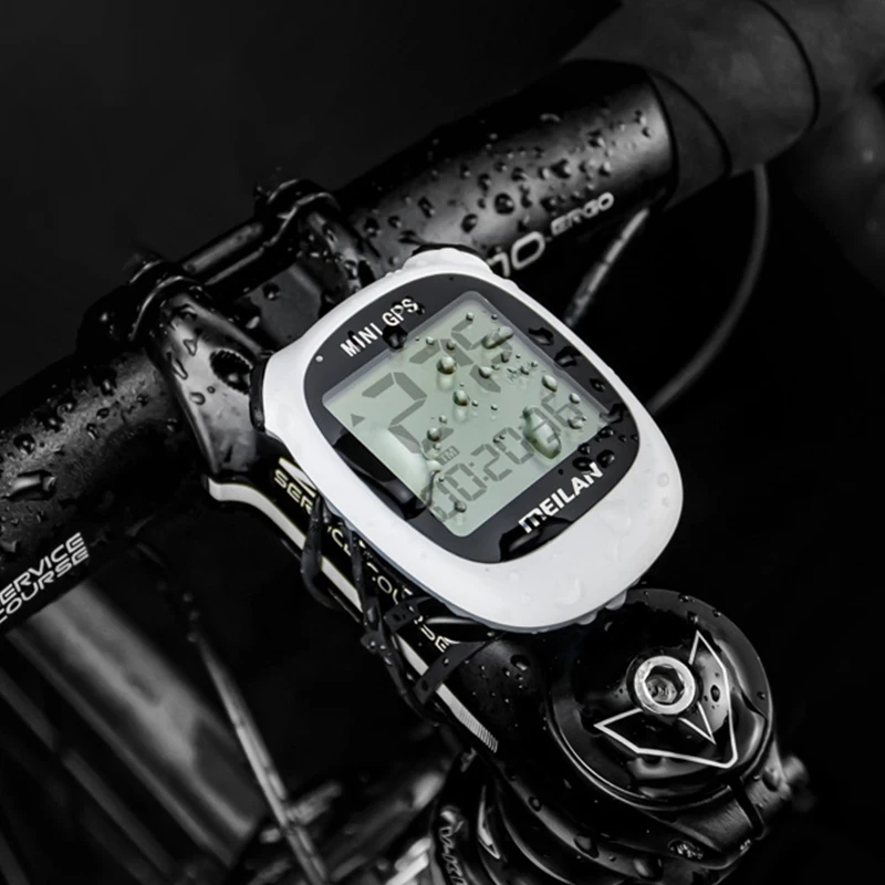 meilan m3 mini gps bike computer bicycle gps speedometer speed altitude dst ride time wireless red youth bicycle computer free global shipping