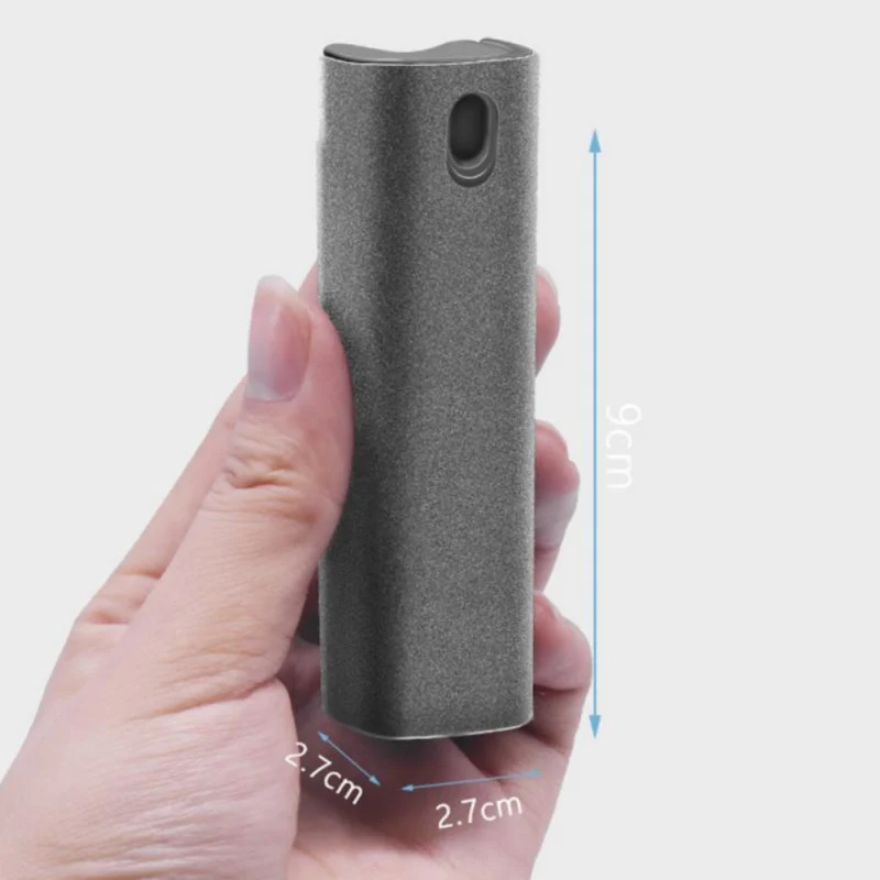 

Newest 2 In 1 Phone Screen Cleaner Spray Computer Mobile Phone Screen Dust Removal Tool Microfiber Cloth Set Cleaning Artifact
