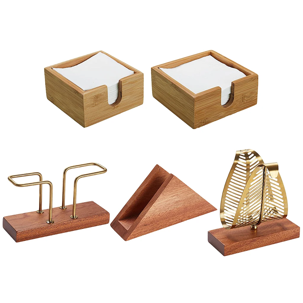 

Tabletop Tissue Dispenser Wooden Basics Tabletop Napkin Holder for Dining Countertop