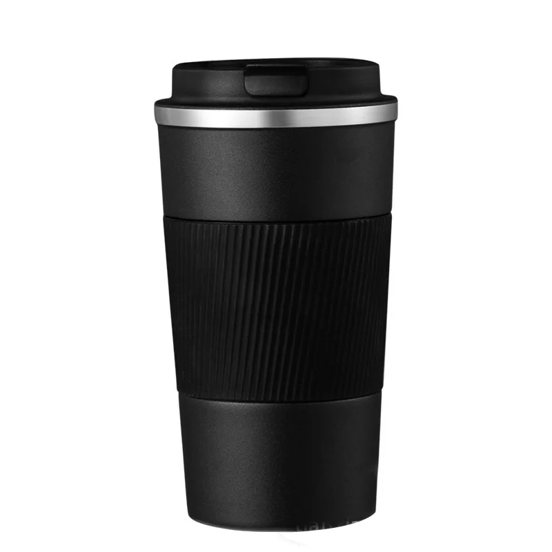 

New Stainless Steel Silicone Coffee Cup Insulated Water Cup Car Cup Portable Business Gift