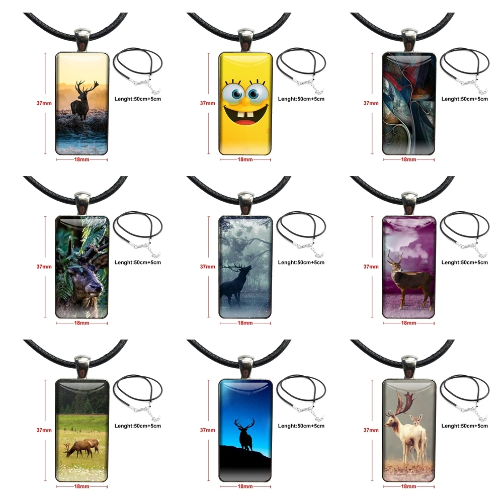 Женское ожерелье с оленем длинная цепочка украшением