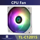 Thermalright TL-C12015 серии Процессор Вентилятор охлаждения 120x120x15 мм 4pin компьютер PWM чехол воздушное охлаждение бесшумный вентилятор ультра-тонкий производительность вентилятора