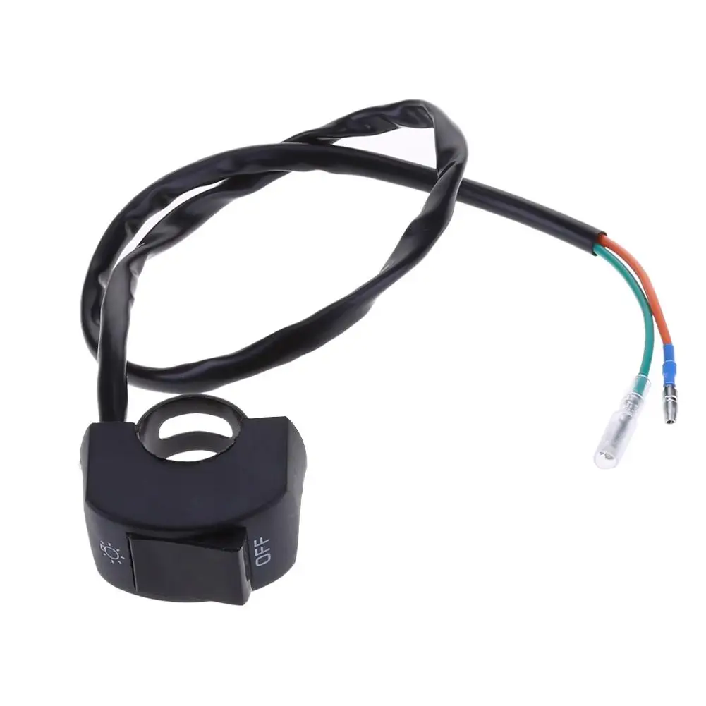 12V 7/8in Universal Motorcycle Handlebar Fog Light On/Off Switch Electronic Bike Scooter Motorbike for LED Headlight | Автомобили и