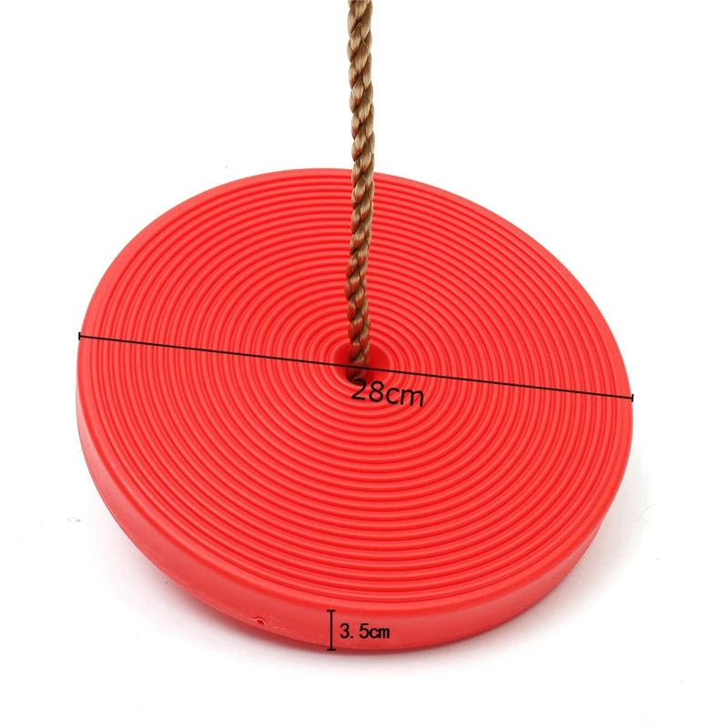 Детское круглое кресло качели детское дерево блюдце флаер веревка сад задний