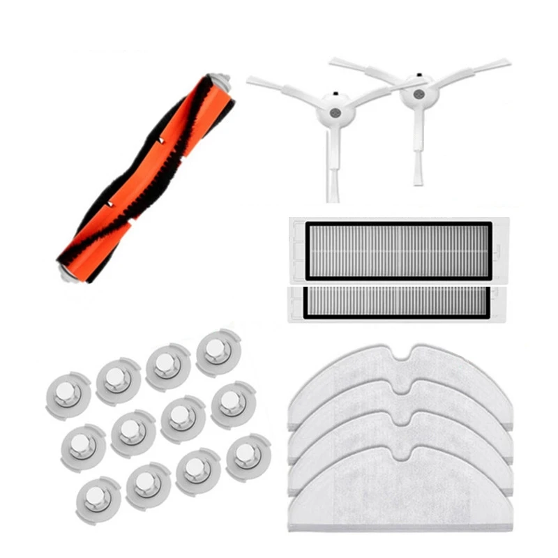 

HEPA Filter Main Brush Side Brush Mopping Cloth for Xiaomi 1S Roborock S6 S5 MAX S60 S65 S5 E25 Vacuum Parts Accessories
