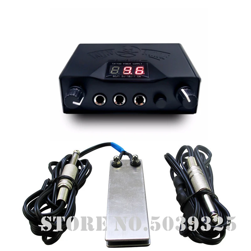 1 шт. Новый черный двойной светодиодный 3 цифровой дисплей Татуировка питание для