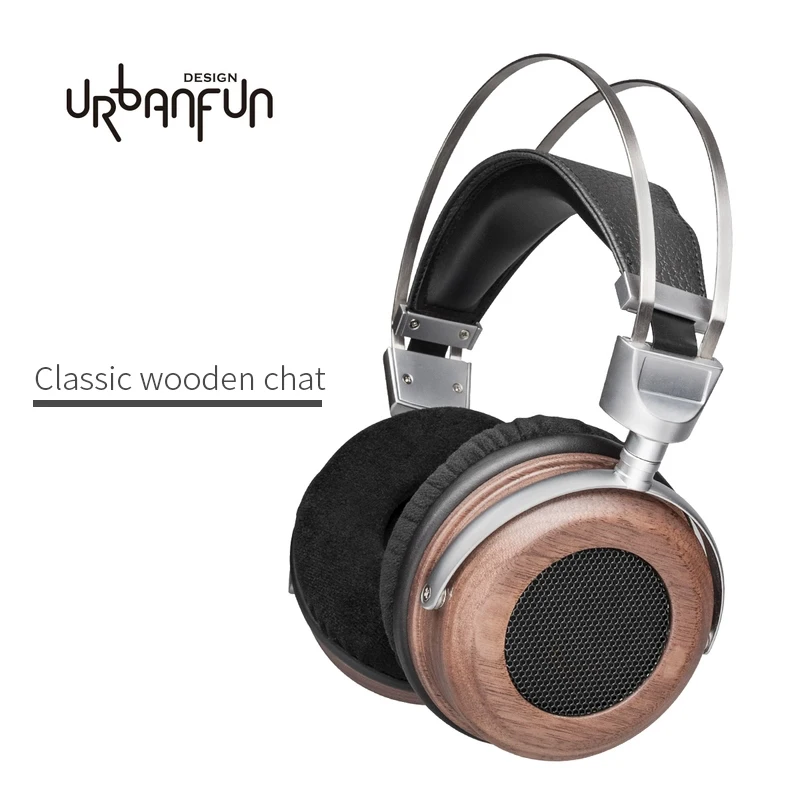 URBANFUN HiFi наушники 50 мм Бериллиевая диафрагма головная повязка стереогарнитура 3 5