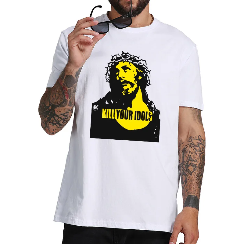 Футболка Kill Your Idols футболка свободного покроя с коротким рукавом и круглым