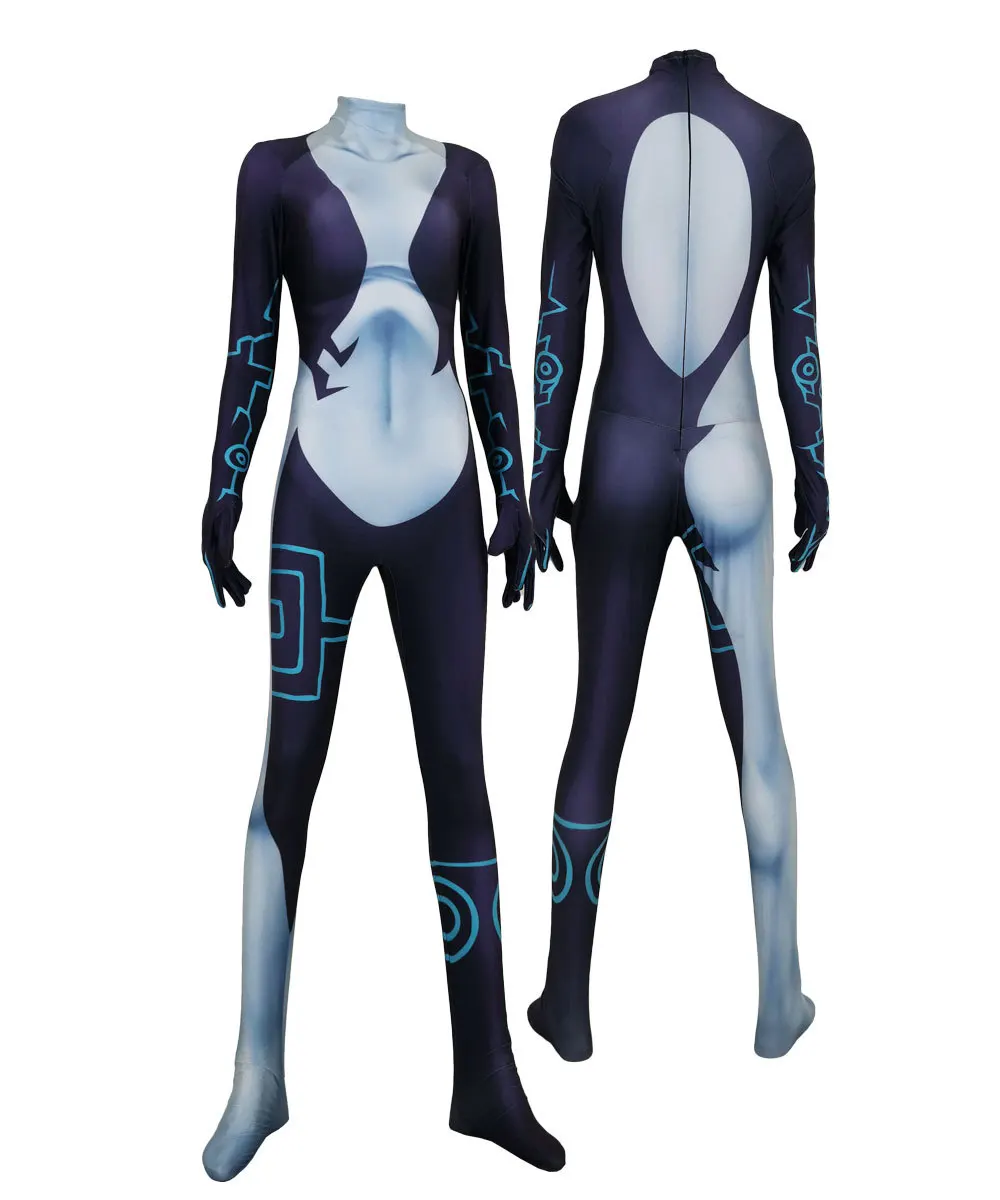 

Fashion Game Midna Cosplay Costume Women Men Party Jumpsuits Lycra Fitness Zentai Bodysuit Sexy Outfit for Stage Performance