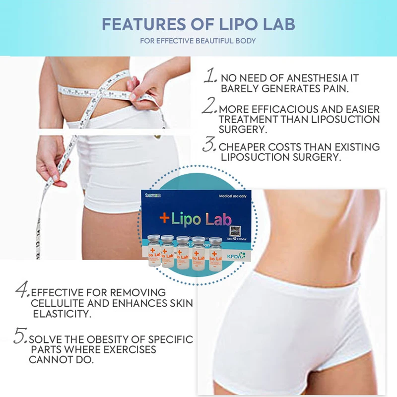 10 мл корейский оригинальный Lipo Lab II PPC раствор для сжигания жира lipolytic похудения и