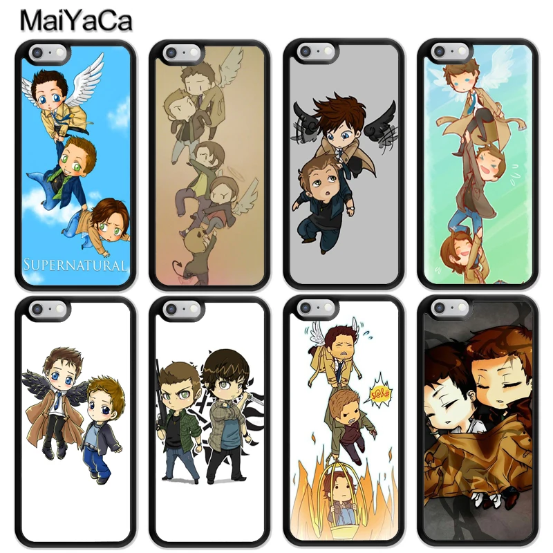 Сверхнатуральный мультяшный чехол для телефона кастинель Дин сам для iPhone 13 12 14 Pro Max mini 11 14 Pro Max XS X XR 6S 7 8 Plus SE Coque