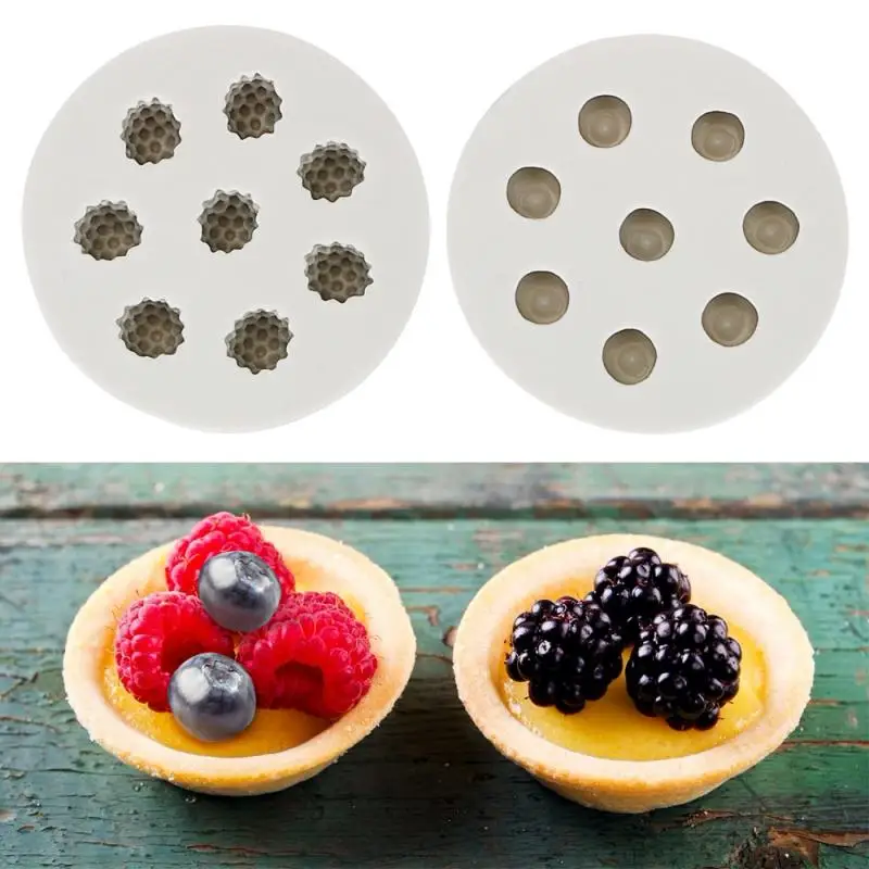 Силиконовая форма в виде черники малины дикой клубники фруктов для выпечки