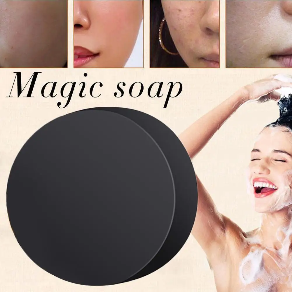 

Natural Bamboo Charcoal Essence Oil Soap Skin Care Skin Whitening Blackhead Treatment Remover Soaps Oil Control Acne Treatm O1I0