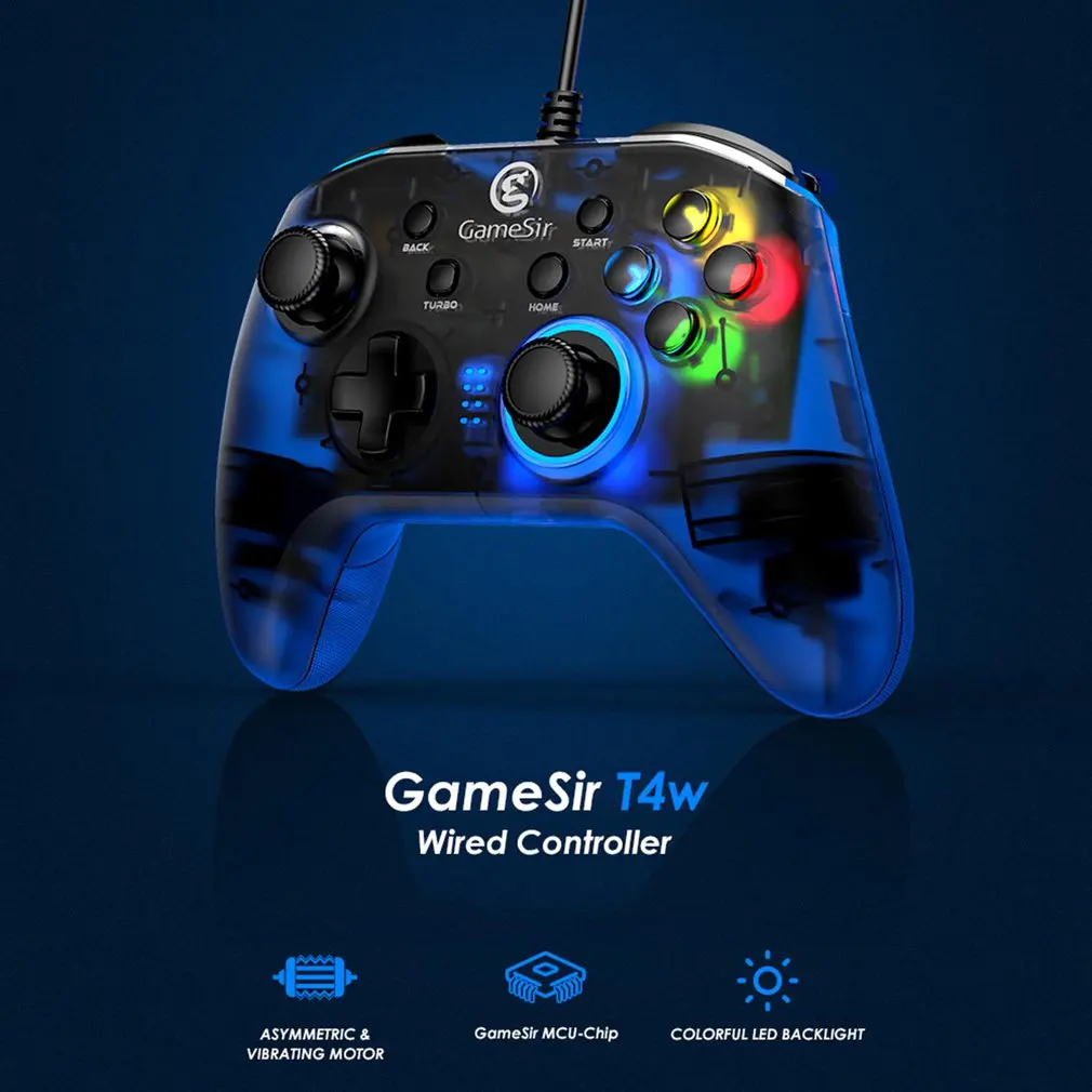 

Gamesir T4pro Wireless Game Controller Gamepad For Apple LED Controller For Switch Games With Turbo Button Fifth Gear Vibration