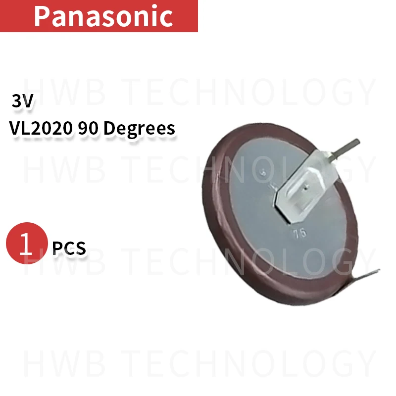 VL2020 с ножками 90 градусов перезаряжаемый аккумулятор для PANASONIC Кнопка