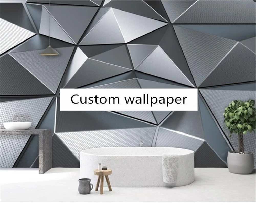 

Beibehang пользовательская настенная бумага 3D абстрактный геометрический узор Современная гостиная спальня фон для телевизора декоративные картины обои