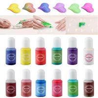 24 colors10ml high concentration uv epoxy resin pearl pigment high concentration coloring dye for diy jewelry making tools
