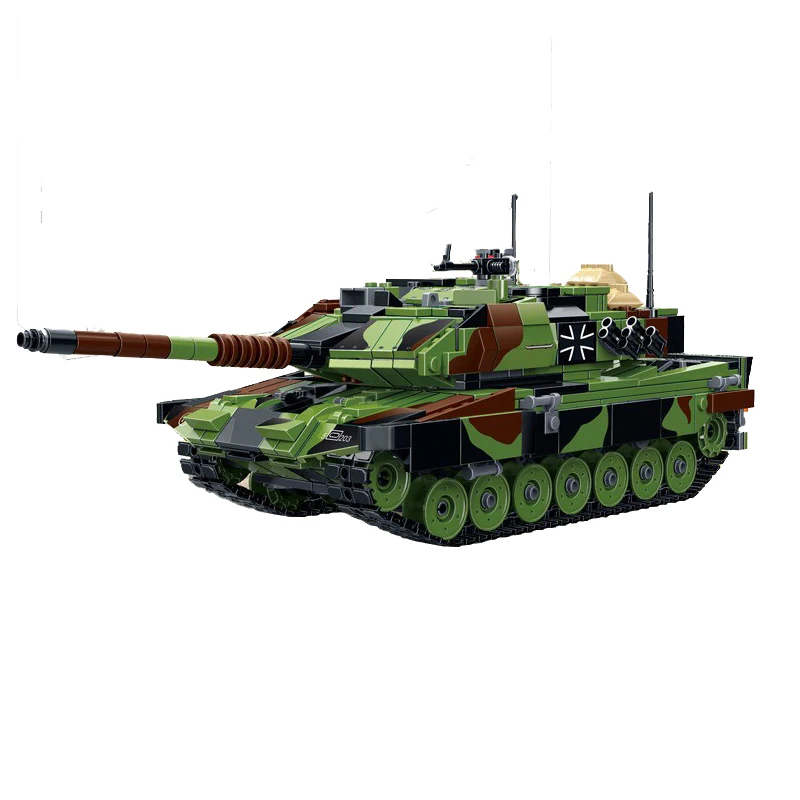 GUDI 1043 шт. 6105 немецкий Леопард 2A6 основной боевой танк модель сборный строительный