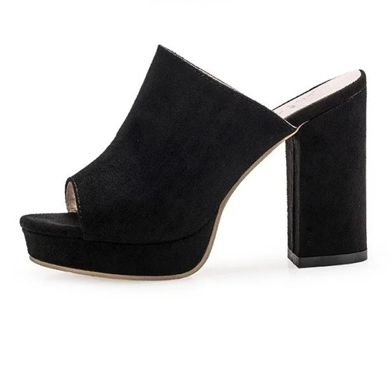 

Женские тапочки, новинка 2020, Лидер продаж, однотонные туфли на очень высоком каблуке, стильная простая Высококачественная классическая жен...