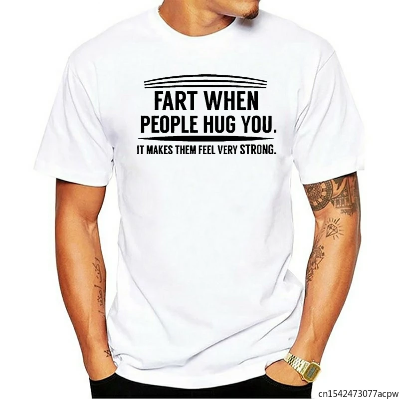 

Забавная Мужская футболка Fart, когда люди обнимают вас