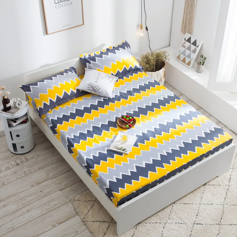 MECEROCK водонепроницаемый чехол для матраса с принтом защитное покрытие кровати