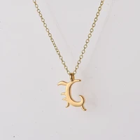 1 charm usa alphabet name initial letter g monogram america 26 english word letter family name sign pendant necklace jewelry