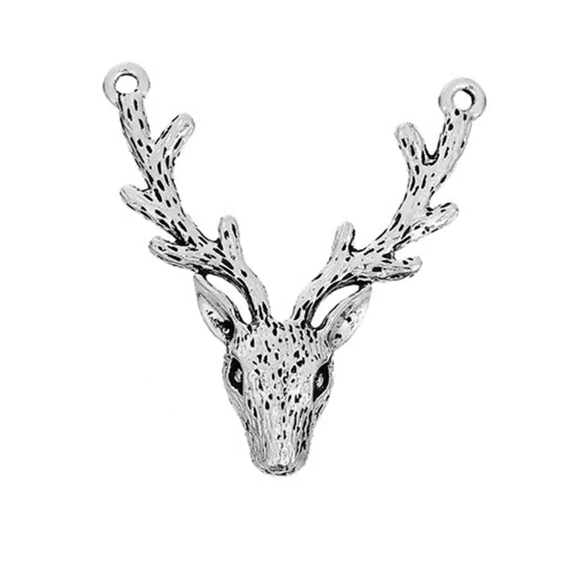 Разъемы из цинкового сплава Рождественский цвет оленя для браслета фурнитура