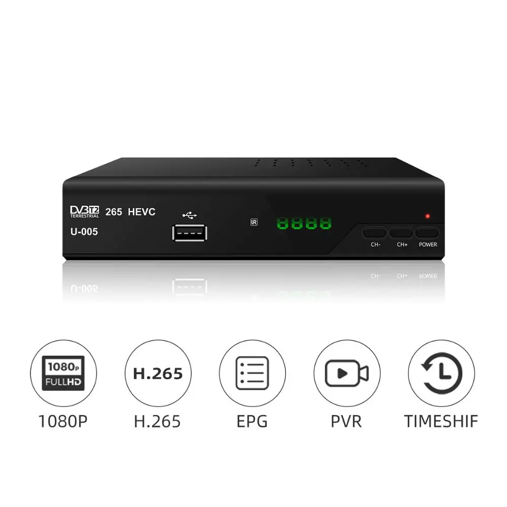 DVB-T2 HD ТВ тюнер DVB-C комбо цифровой эфирный приемник Youtube AC3 аудио декодер Полностью