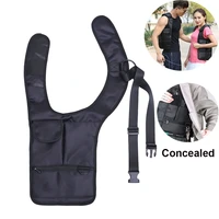 tactical concealed underarm bag anti theft shoulder bag strap sports phone accessory pouch burglarproof security pistol holster