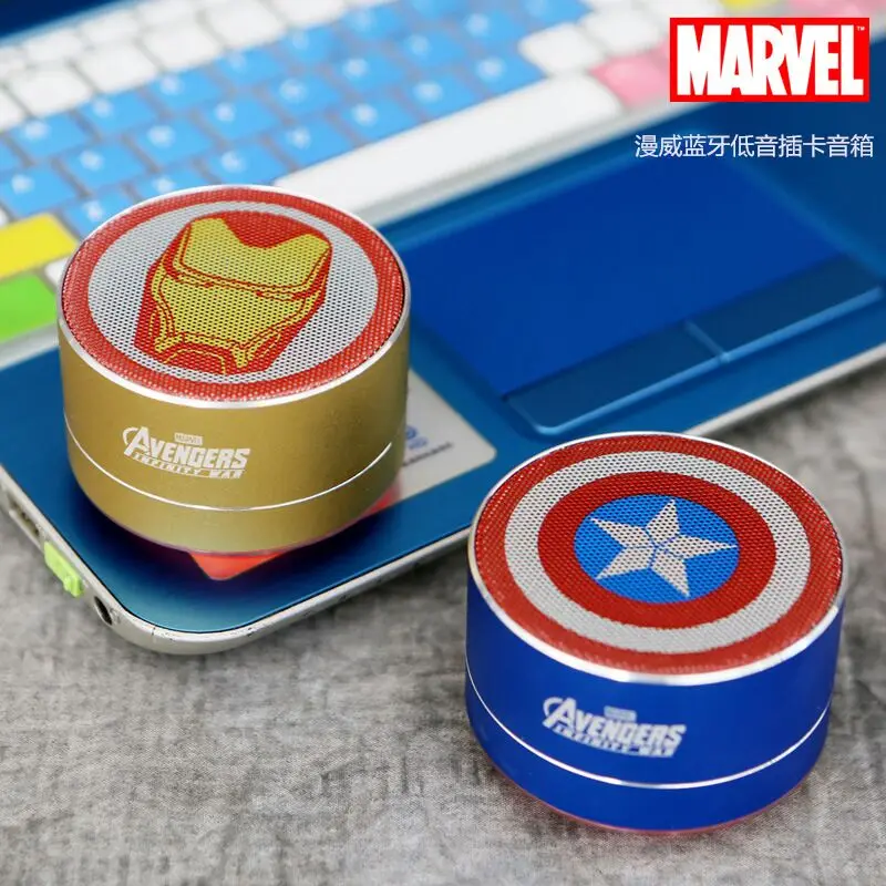 ZEKI Marvel подлинный беспроводной Bluetooth динамик Железный человек Американский капитан автомобильный сабвуфер, для компьютера динамик для карты TF открытый динамик