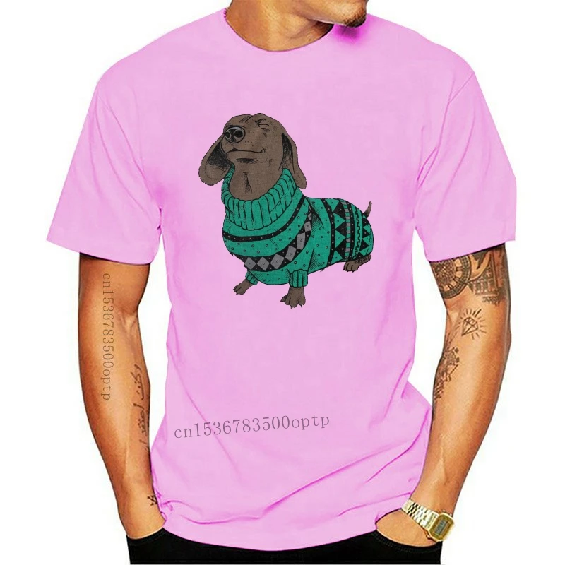 Новый мужской свитер Wiener Dog в рождественском стиле Такса футболка | Мужская