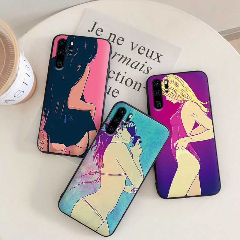 Силиконовый чехол для телефона huawei Y6 Y7 2018 Y9 Prime Коврики 10 20 Pro 2 3 4 Lite Nova 2i 3i 5i Coque