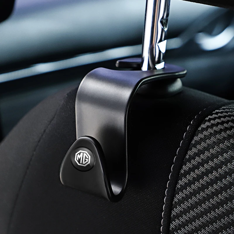 

2Pcs Car Lnterior Universal Seat Headrest Back Hook For MG3 MG5 MG6 MG7 GT GS Hector HS ZS ZX EZS EHS 2017 2018 2019 2020 MG3X-C