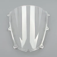 motorcycle clear double bubble windscreen windshield screen abs shield fit for honda cbr600rr 2005 2006