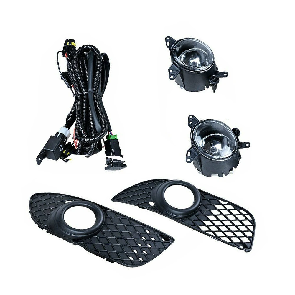 

Clear Lens Front Bumper Fog Light Lamp Cover Grille Wiring Harness 8321A463 Fit for Mitsubishi Lancer 2008-2011 2012 2013 2014